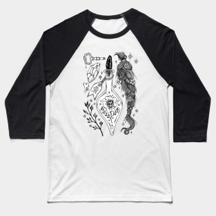 Deadly Flower Baseball T-Shirt